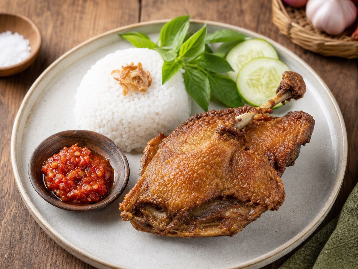 Menu Bebek Goreng Pak Jalu